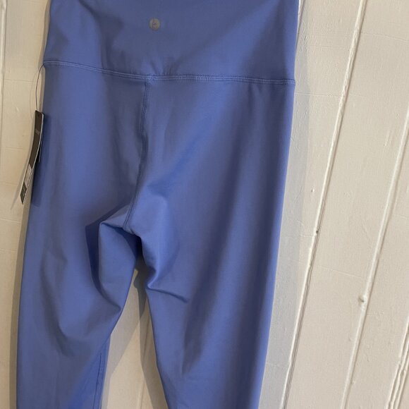 90 Degree By Reflex, Leggings, Lana Everyday Lux Crossover Crop Tight, Blue. XS - Picture 5 of 12